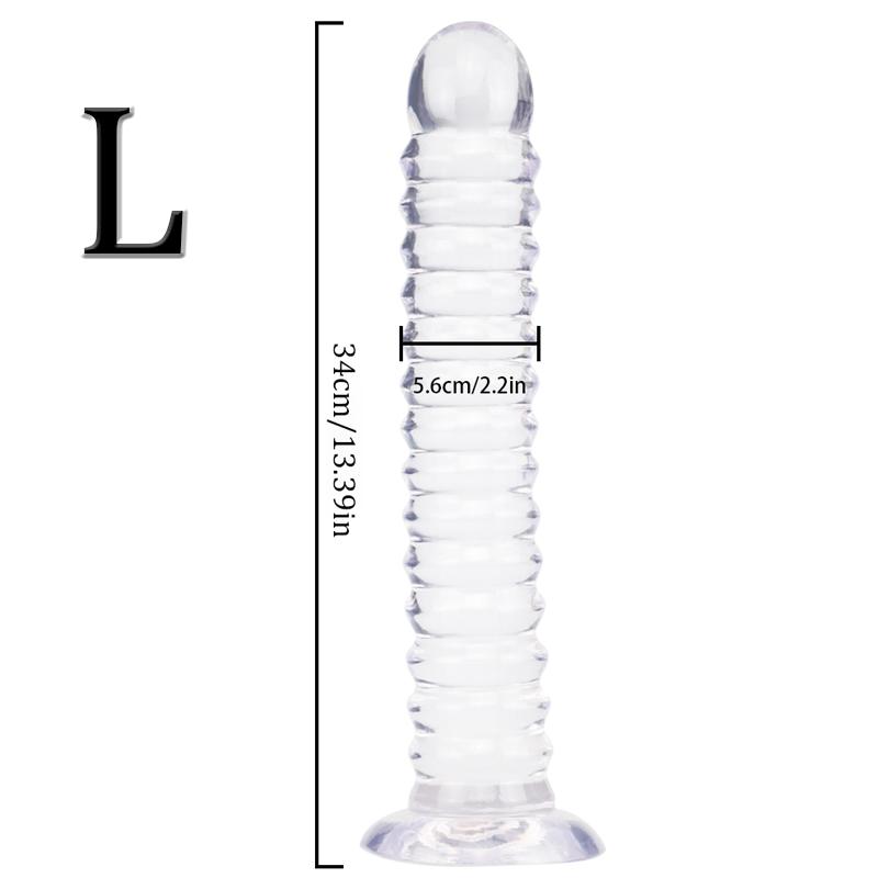 MoDi Big Clear Dildo Suction Cup Huge Transparent Penis Dick Anal Product Sex Toys For Woman Adult