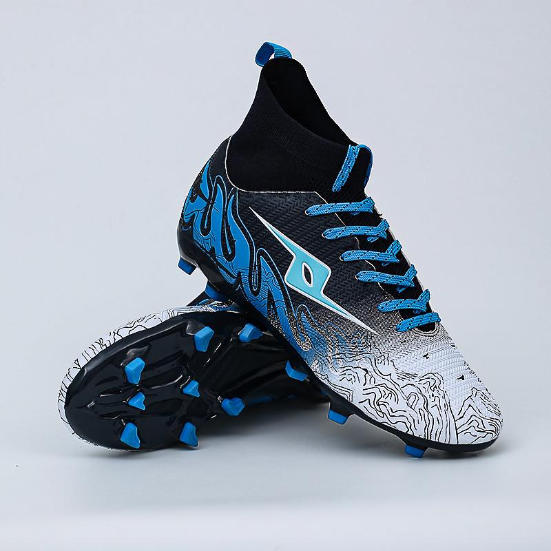 Men Football Shoes Exercise Comfort Indoor Sports Match Long Nail Soccer Shoes Unisex Lightweight Anti Slip Football Boots'