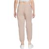 Nike Solid Color Logo Cuffed Knit Joggers Women Bottoms Pink DM6183-601