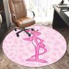 Pink Panther,Animal Print Chair Mat Round Rug Office Carpet, Non Slip, Suitable for Living Rooms, Bedrooms,Decor1205644a