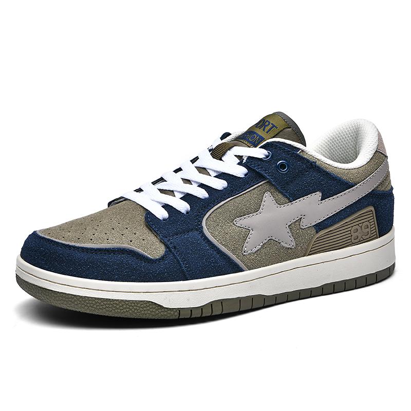 Buy Men's Low Top Casual Shoes 2022 Korean Style Trendy Sneakers at