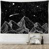 Plant Moon Phases Tapestry Ornament Wall Hanging Yoga Mat Bed Cover Beach Mat Gift Bedroom Room Aesthetic Decoration Home Decor