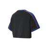 Puma X Rdet Striped Colorblock Round Neck Short Sleeve T-Shirt Women Tops Black 598074-01