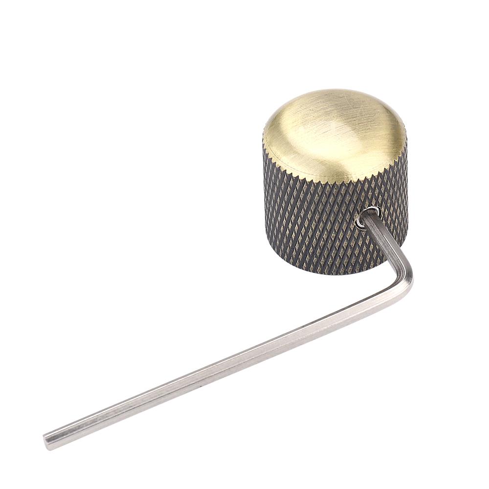 

1pcs/2pcs Metal Dome Knobs Electric Bass Guitar Knobs Volume Tone Control Knobs with Wrench Bronze/BK/CR/GD/Black Nickel