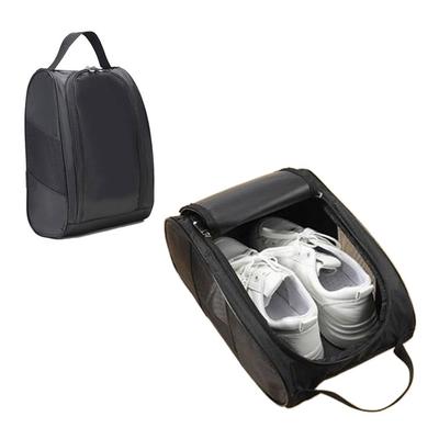 Sac à chaussures de golf portable Sacs de transport pour chaussures en tissu Oxford Respirant Léger Sac à main de golf Anti-poussière Sac à chaussures de football tennis