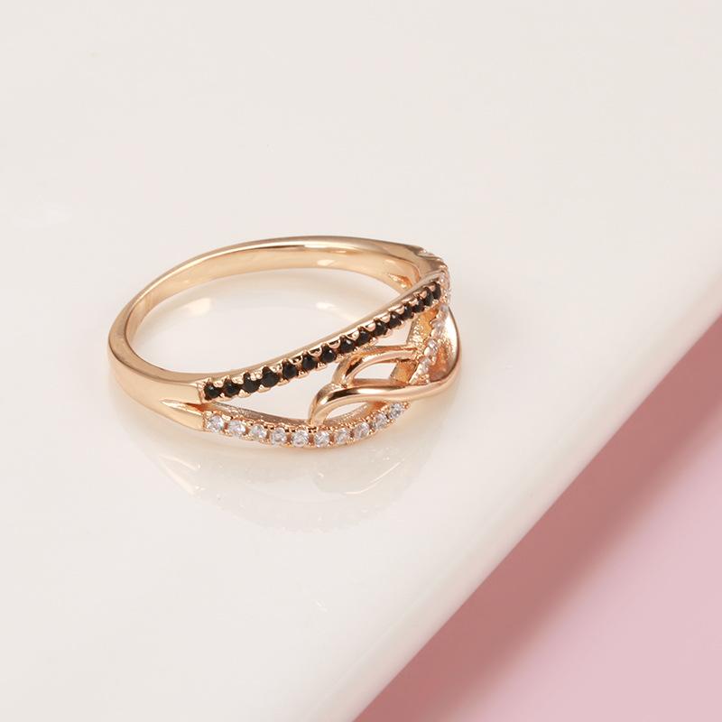 SIMJOO Zircon Ring Fashion Line Lady Ring