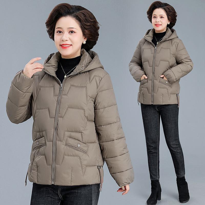 Padded clothes women's winter new warm short middle-aged mother padded clothes down cotton fashion padded jacket women