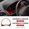 Real Soft Carbon Fiber Sticker For Renault Fluence Megane 3 RS 2009 2010 2011 2012 2013 2014 2015 LHD RHD lnstrument Accessories