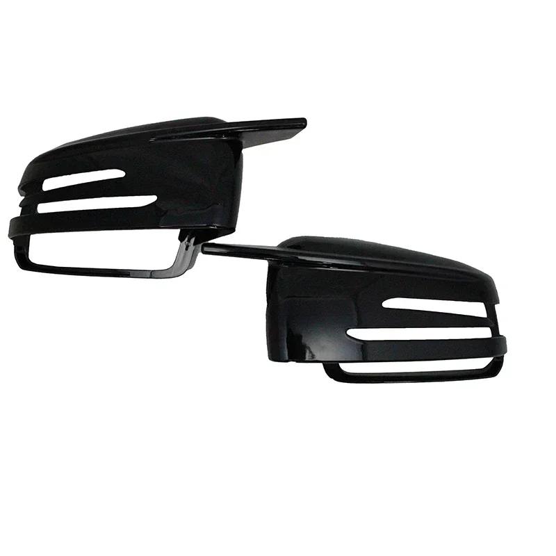 2PCS Replacement Carbon Fiber Pattern Rearview Side Mirror Cover Caps for Mercedes Benz W176 W246 W204 W212 W221 C117 X204 X156