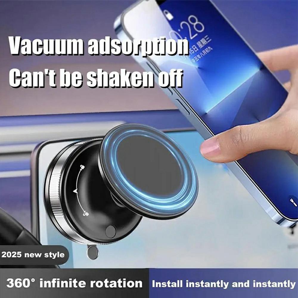 T29 Magnetic Car Phone Mount Suction Cup Holder Dashboard Windshield Adjustable Phone Stand