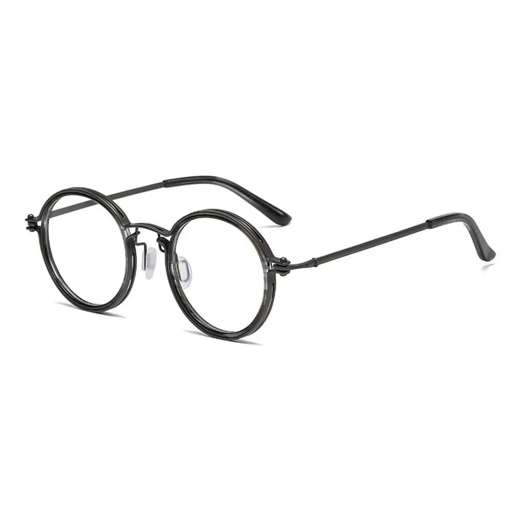 New Round Anti Blue Light Blocking Glasses Women Men Fashion Small Frame Retro Computer Eyeglasses Optical Reading Eyewear