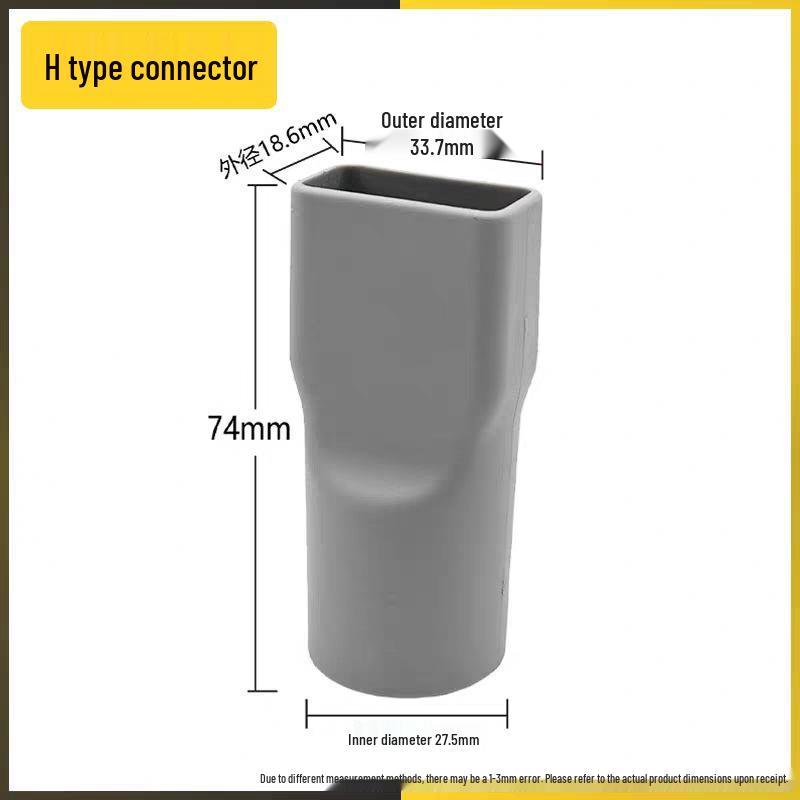 Complete Vacuum Cleaner Adapter Set: Reducing Hose & Quick Connectors (32mm to 35mm, 32mm to 32mm)