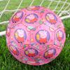 Pink Pig Cartoon Indoor Soccer Ball Size 5 Colorful All Ages Machine Stitched PVC Competition Ready Durable High-Bounce