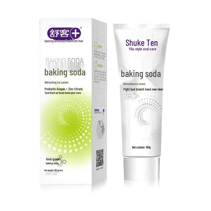

Умная отбеливающая зубная паста Shuke с пищевой содой 160g x 2 tubes