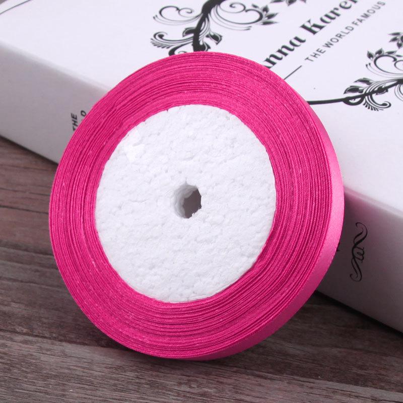 Panglică împletită din satin auriu de 1 cm, bandă de pânză de mătase de 10 mm pentru ambalaje de Crăciun și împachetarea cadourilor