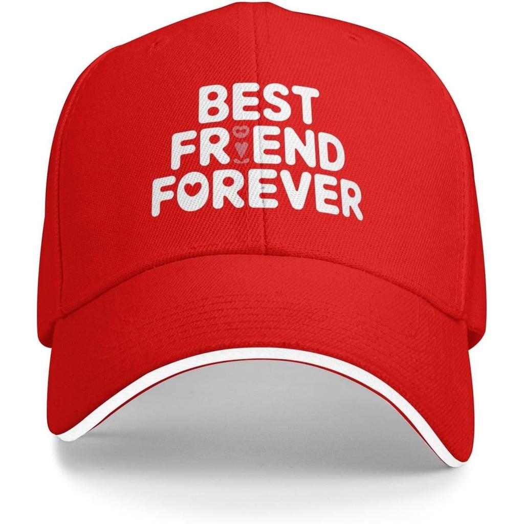 Best Friend Forever Baseball Cap Polyester Casual Adjustable Adult Hat Unisex