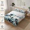 Japan Mount Fuji Duvet Cover Set Double Size Cherry Blossom Bedding Set With 2 Pillowcases Japanese Sea Waves