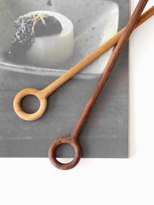 

kamomekitchen circle wood long muddler single