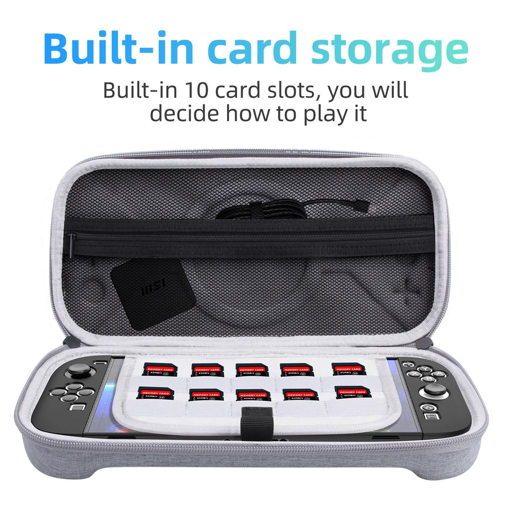 Protective Case for NS Switch 2 (2025) Travel Carrying Case for Switch 2 EVA Waterproof & Anti-shock Storage Bag Accessories