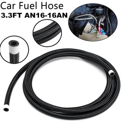 Universal An16 16An An-16 Transimission Oil Fuel Line Gas Radiator Nylon Steel Braided Hose 3.3Ft 1M