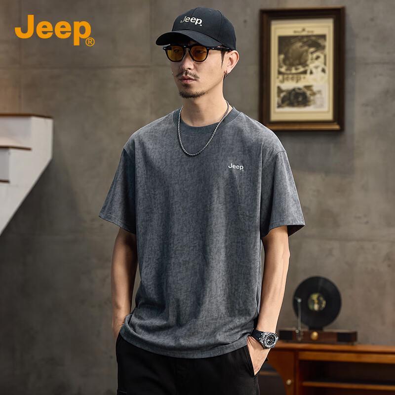JEEP Washed Heavyweight Short-Sleeve T-Shirt L 2650₽