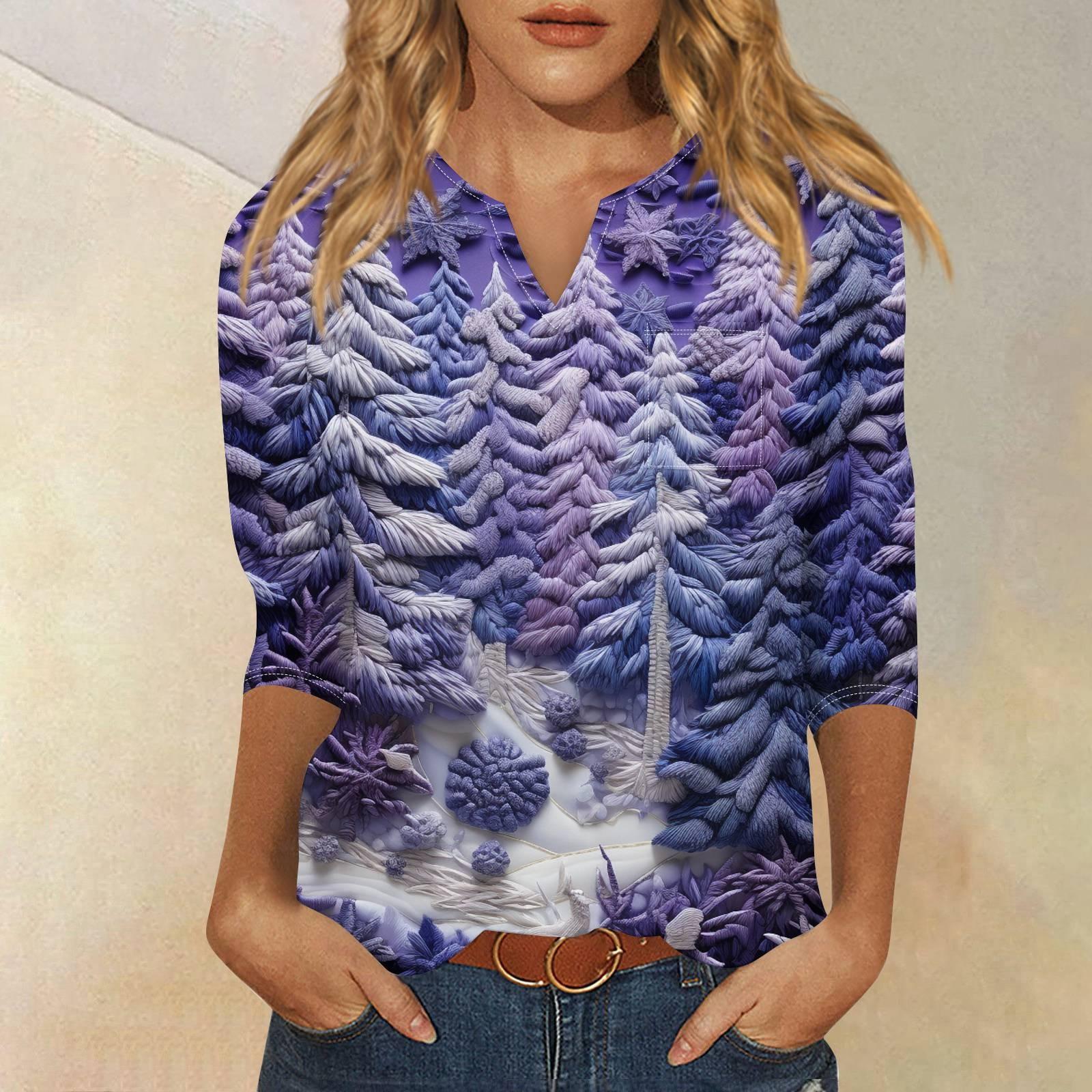 Женская рубашка с рукавом семь дюймов — фото 10