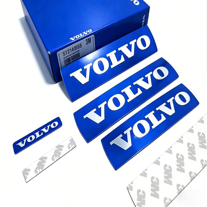 Dekoracyjne Naklejki z Logo na Grill Przedni Kierownicę Samochodowe Akcesoria Dla Volvo Rdesign Polestar AWD V50 S60 XC60 S40 XC40 XC90