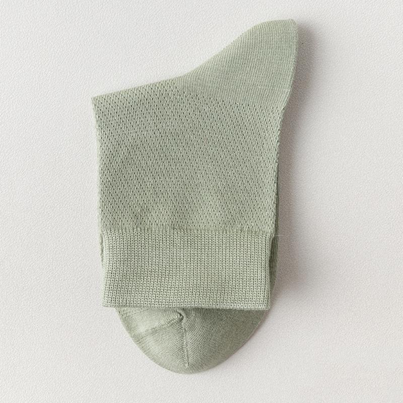 Womens Solid Color Sport Casual Sock Autumn Spring Breathable Soft Short Performances Cotton Crew Daily Stocking