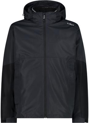 Jacket CMP Zip Hood Detachable Inn.Jacket (32Z1837D) Men's Jacket with Removable Fleece Jacket Anthracite/black