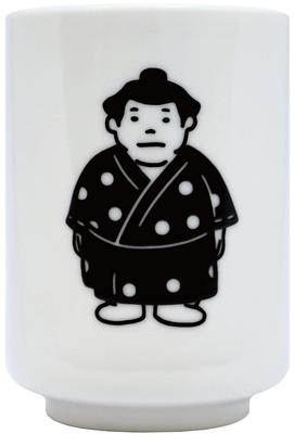 Šálka na čaj ALTA 200 ml JAPONSKO Zápasník sumo AR0604359 Meniaca farbu