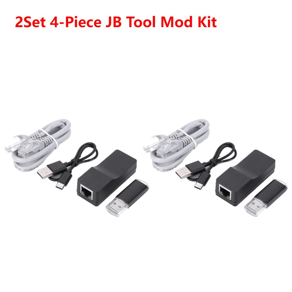 20/1Set One-Key JB Tool Mod Kit JB Adapters With USB Drive Ethernet Type-C Cable Gaming Accessories For PS4 FW 9.0 11.0 System