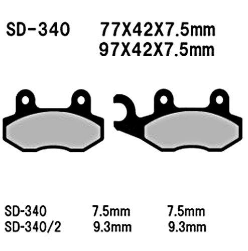Vesrah Brake Pad Organic SD-340/2