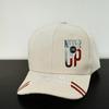 1Pc Of "Never Give Up" Inspirational Print Baseball Cap For Life, Street Fashion Outdoor Sports Baseball Cap Curved Brim