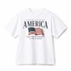 Minimal Serif USA 250th Anniversary 1776-2026 Cotton Patriotic T-Shirt Unisex