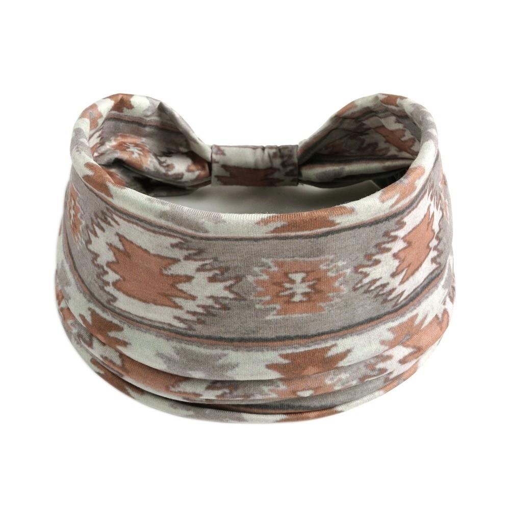 Portable Knot Boho African Headband Elastic Sweat Absorbent Turban Headwrap Yoga Headband Hair Accessories