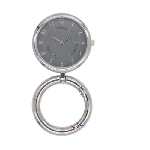 

Follow TRAVEL SERIES 2-Way Stand Watch H02623S-0 SV/BK Women s