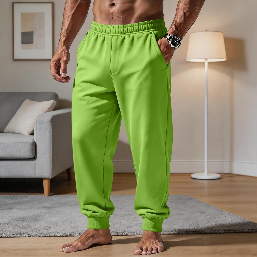 Herren Freizeithose mit lockerem Schnitt und elastischem Bund für täglichen Komfort