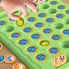 Kids Cartoon Theme Interactive Flip Chess Board Game Toy with Fruit/Animal Design for Logical Thinking and Social Fun