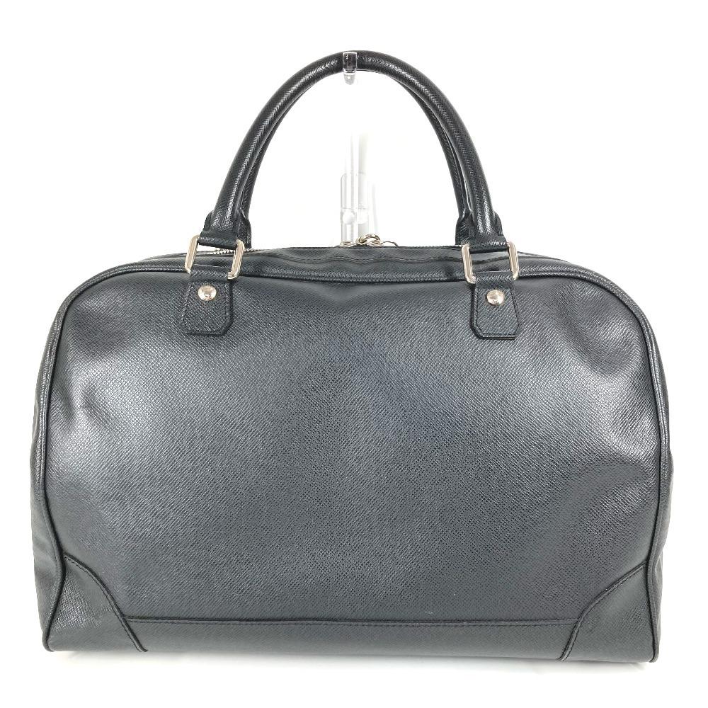 Louis Vuitton M31152 Taiga Stanislav travel bag Duffle Bag Leather Ardoise Black