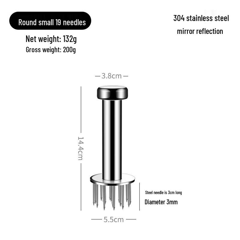 ZISIZ Aiguille Attendrisseur de Viande en Acier Inoxydable 304