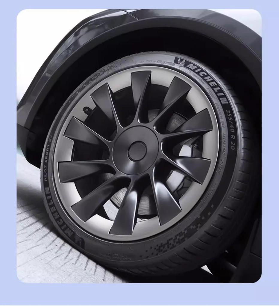 20-Inch Wheel Cover Protection Ring for Tesla Model Y: Full-Coverage Scratch-Resistant Rim Guard