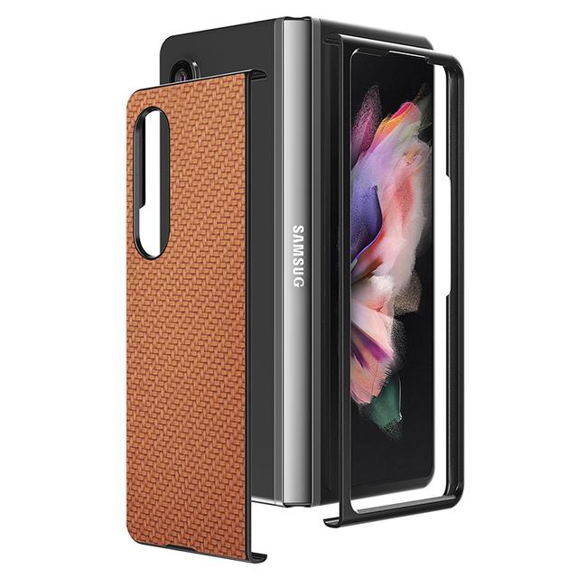 Tenký zadní kryt se vzorem uhlíkových vláken Tvrdý PC nárazník Nárazuvzdorné pouzdro Pro Samsung Galaxy Z Fold 4 3 2 Fold 2 3 Fold 4 5g Fundas