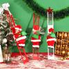Elektrische Kletterleiter Weihnachtsmann mit Musik Weihnachtsbaum Dekorationen Hängende Weihnachtsdekorationen Baum Dekoration