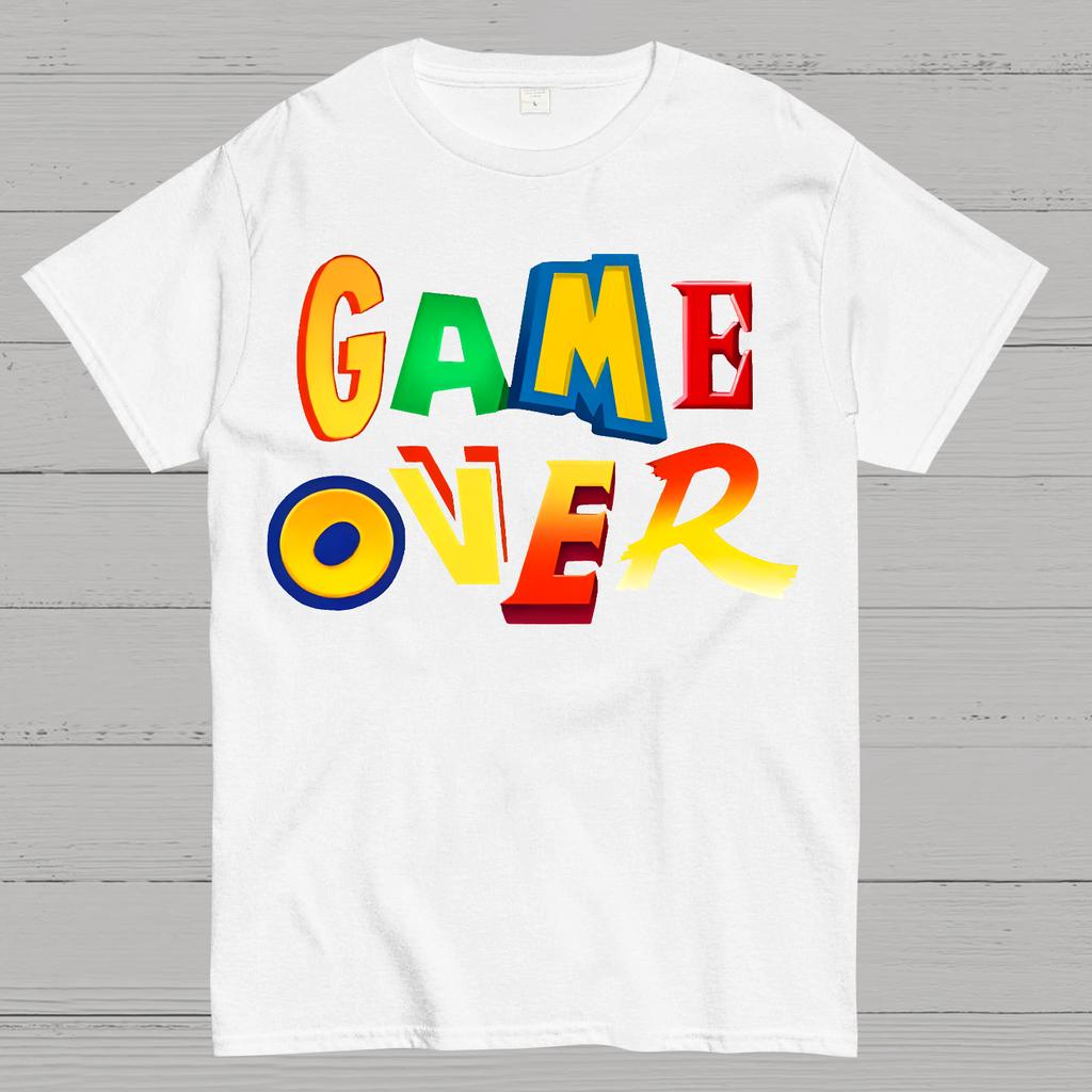 Game Over Cotton Summer Casual Cool Loose T-Shirt