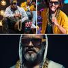 Jardme 80s 90s Hip Hop Jewelry Set for Men Costume Kit Old School Rapper Golden Rope Chain Bracelet Dollar Sign Chain Jewelry