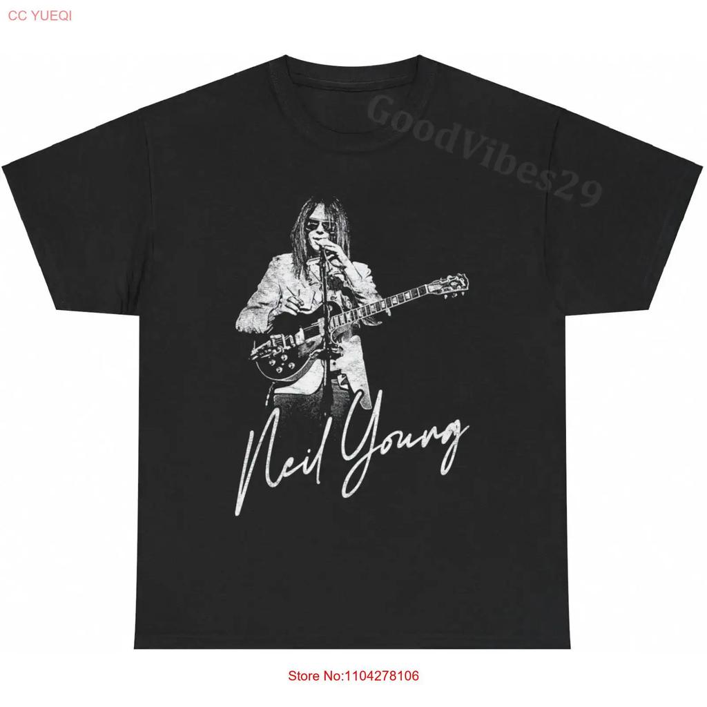 Neil Young Vintage Aesthetic Country Rock Music T Shirt S 5xl Vintage Breathable Stretched Versatile Casual Fashion