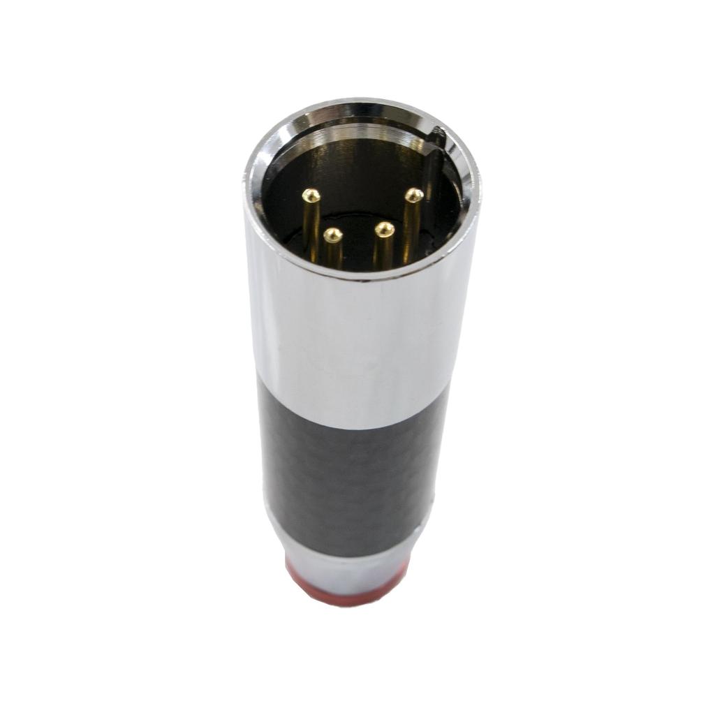 Maxar Audio Conversion Plug, XLR (4-Pin) To 4.4mm Jack (Balanced), 1-Pack, Silver