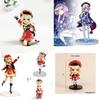 Genshin Impact Figure Klee Qiqi Game Merchandise Anime Desktop Ornament Pc Case Decor Doll Model Gift