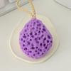 Soft Honeycomb Shower Sponge Ball Water Expandable Foaming Body Exfoliator Cleansing Bath Ball Hanging Design Bathroom Gadget