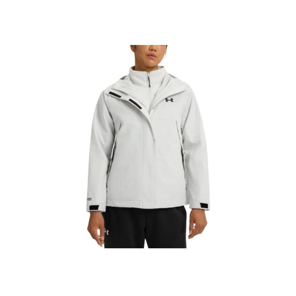 Under Armour Ua Ef Hooded Warm Fashion Jacket Women Jacket Clay-White 6001978-114